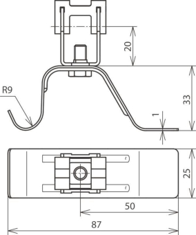 DEHN Dachleitungshalter mit       206369 