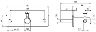 DEHN Abspannkolben Niro           241009 