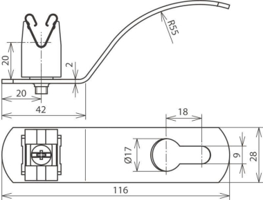 DEHN Dachleitungsh.St/tZN Niro    206105 