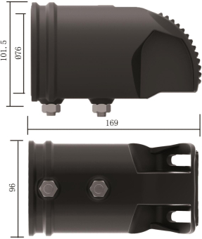 DOTLUX Mastaufnahmeadapter 76mm     3633 