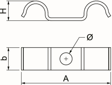 OBO 1015 D 8 G Befestigungsschelle f.2 