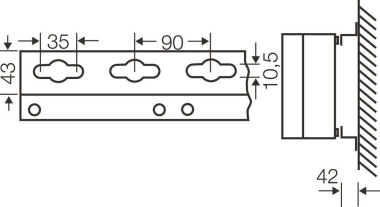 HENS ENYSTAR-Montageschiene FP   FP MS 1 
