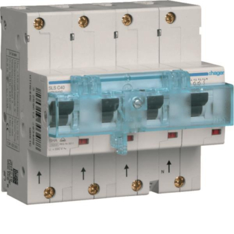 Hager SLS-Schalter 3P+N Cs 40A   HTN640C 