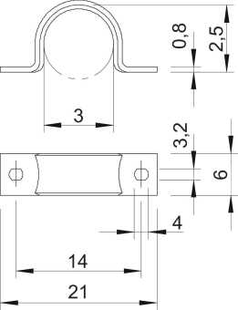 OBO WN 7855 B 3 Befestigungsschelle 