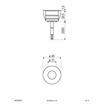 EVN IP65 BEBL EDS 0,6W 12V/DC  441520EDS 