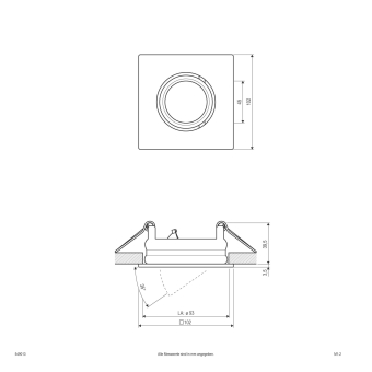 EVN Einbauleuchte kardanisch      549013 