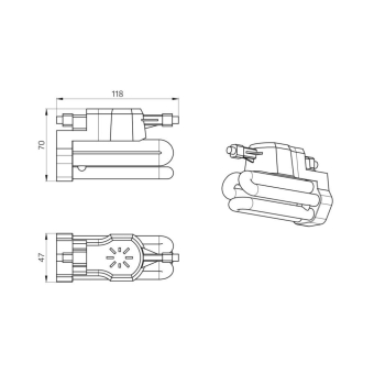 BEG Fluolampe 24W-R7s (118mm)      33316 