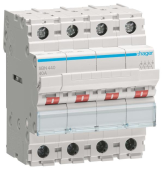 Hager Ausschalter 40A 4Schließer  SBN440 