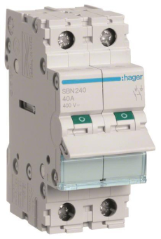 Hager Ausschalter 40A 2Schließer  SBN240 