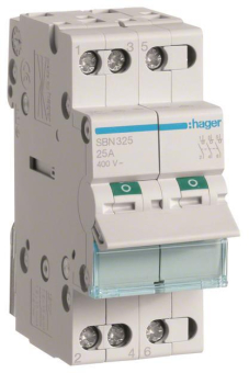 Hager Ausschalter 25A 3Schließer  SBN325 