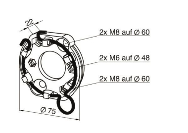 SOMFY Markisen-und Universallage 9910001 