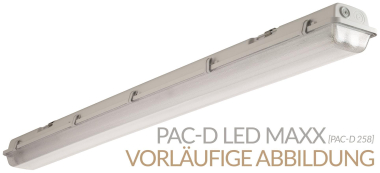 FLUO Feuchtraumleuchte PAC-D MaXX 