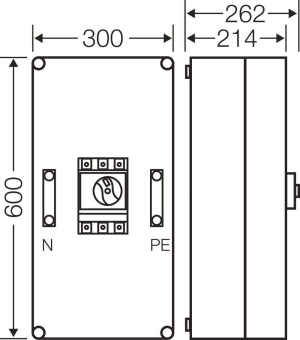HENS Mi-Leistungsschaltergehäuse Mi 7432 