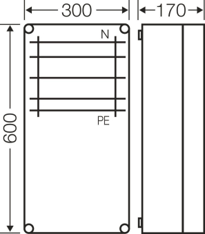HENS Mi-Sammelschienengehäuse     MI6458 
