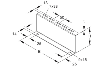Niedax Distanzprofil Z-      RZP 120/300 
