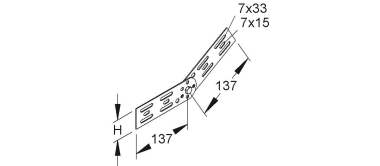 NIED Verzinkt Gelenkverbinder      RGV60 