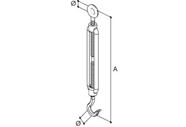 Niedax E-KLIPS Spannschloss D     CWT-23 