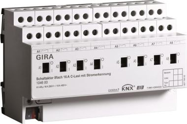 GIRA 104600 Schaltaktor 8fach 16A 