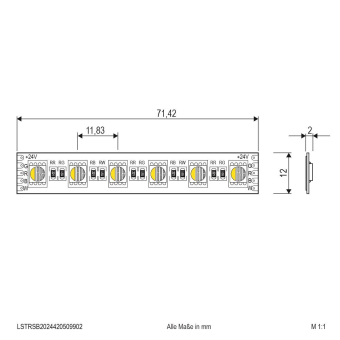 EVN LED-Stripe IP20 LSTRSB20244205099-02 