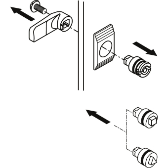 Schneider Dreikant-Schloss-    NSYTT8CRN 