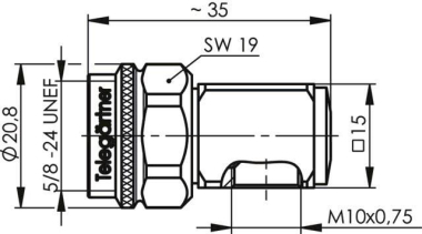 TEGA N-Normkopfstecker       J01020C0120 