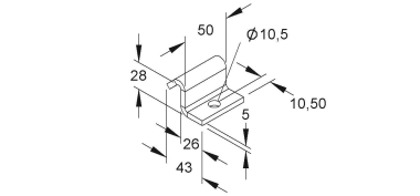 NIED Winkelklemme                 HSW 10 