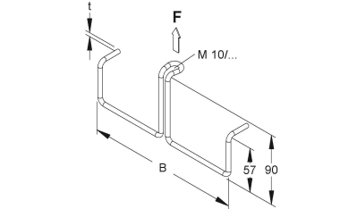 NIED Einhängebügel           REBI 60.200 