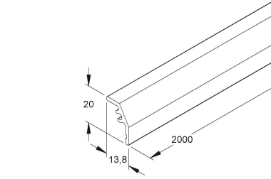NIED Konvektionsgitterprofil, GKG 2000 N 