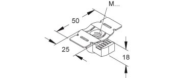 NIED Gleitmutter verzahnt  GMZF M10-22 F 