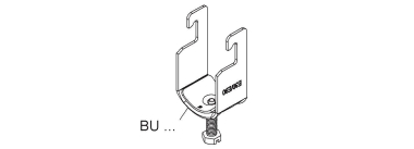 Niedax Universal-Bügelschelle f.1 BU 100 