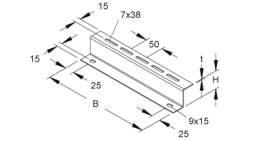 NIED Z-Profil 50x200mm        RZP 50/200 
