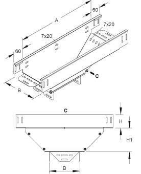 NIED Abgangstrichter längs    RTL 85.100 