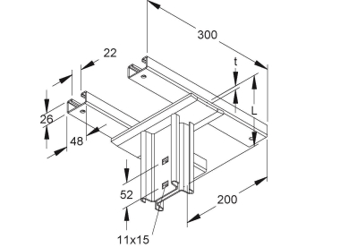 NIED Klemmkopfplatte kreuzend zum KIDK80 