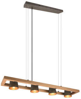 TRIO Pendelleuchte BELL 4-fl   301900467 