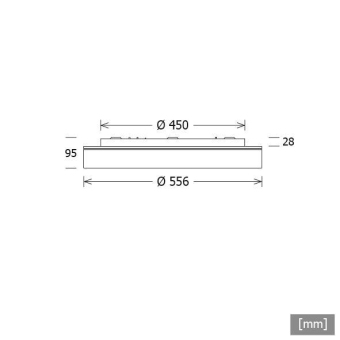 LTS             LUNS 204.830.1/DALI weiß 
