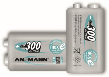 Ansmann Akku Ni-MH 9V     A9V300 5035451 