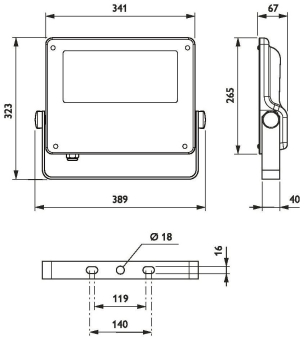 PHIL LED-Strahler Tempo BVP125  45588000 