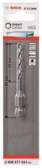 Bosch HSS 1Spiralbohrer       2608577052 