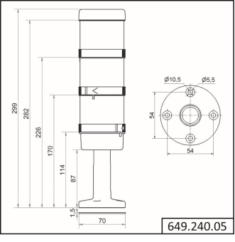 Werma Signalsäule KS71 RM       64924005 