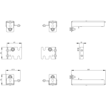 Siemens 8MF10002HP Adapter   8MF1000-2HP 