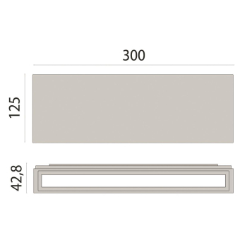 PII MIMIK 30 FLAT 20W 3000K WH1   303844 