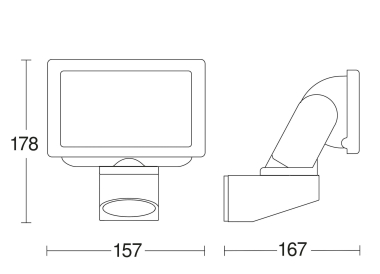Steinel 069223  LED STRAHLER LS 150 M WS 