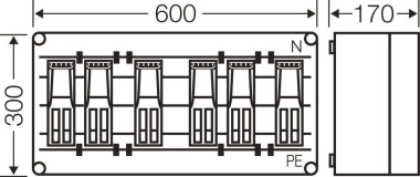 Hensel Mi-NH Si.trennschaltergeh Mi 6496 