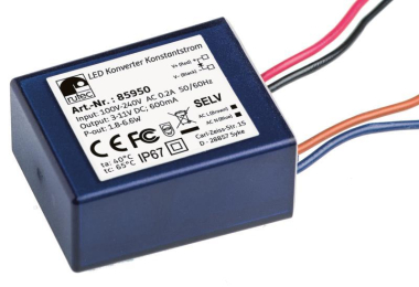 Rutec LED Konverter600mA 1,8W-6,6W 85950 