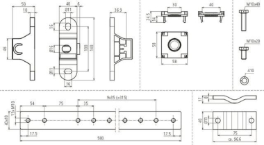 Dehn 472420 PAS EX  PAS EX 1+9AP M10 V2A 