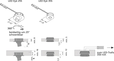 Hera Einbauleuchte LED Eye   61001010027 