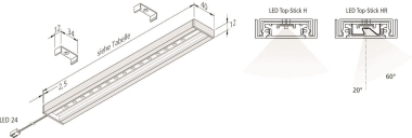 Hera LED Anbauleuchte        61001420401 