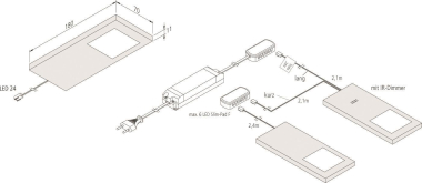 Hera LED Slim-Pad F 5W nw    61001690308 