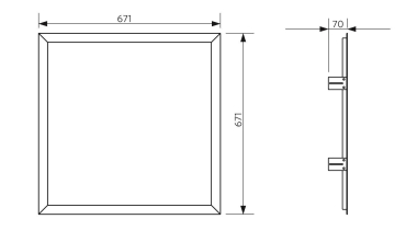 OPPLE LEDPanelRc Sq625-     542098009700 