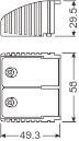 OSR OT CABLE CLAMP B-STYLE B=58mm 